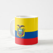 Mug Equateur Drapeau en céramique Musique (Devant gauche)