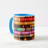 Mug Équateur, région de Quito, marché d'artisanat otav (Devant gauche)