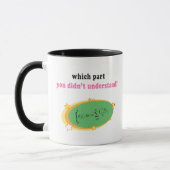 Mug Équation complexe de maths (Gauche)