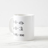 Mug Équation d'activités en plein air de l'Orégon de (Devant gauche)