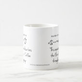 Mug Équation de la vague - Équation de Navier Stokes - (Centre)