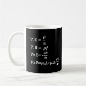 Mug équation de physique de maxwell (Gauche)