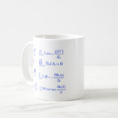 Mug équation de physique de maxwell (Devant gauche)