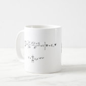Mug Équation de Shrödinger le matin? (Devant gauche)