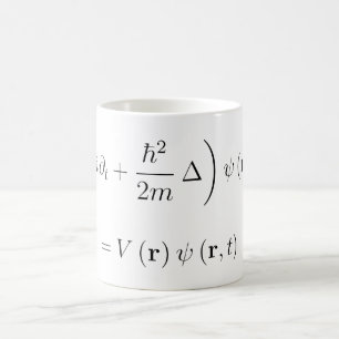 Mug Équation d'ondes de Schrodinger