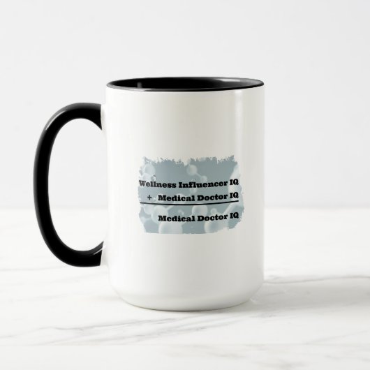 Mug Équation du QI du docteur Wellness Plus (Gauche)