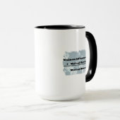 Mug Équation du QI du docteur Wellness Plus (Devant droit)