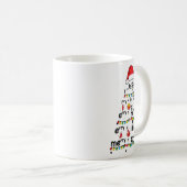 Mug Équation Math Joyeux X mas Funny Enseignant Math C (Devant droit)