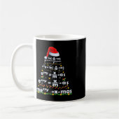 Mug Équation Math Joyeux X mas Funny Enseignant Math C (Gauche)