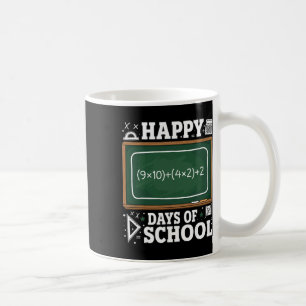 Mug Équation mathématique drôle Joyeux 100 jours d'éco
