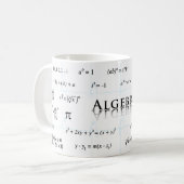 Mug Équations d'algèbre (Devant gauche)
