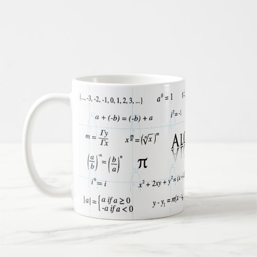 Mug Équations d'algèbre (Gauche)