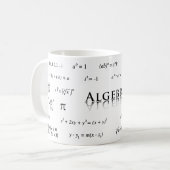 Mug Équations d'algèbre (Devant gauche)