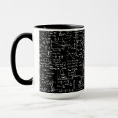Mug Équations de physique sur //noir (Gauche)