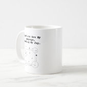 Mug Équations Ma Langue | Enseigner Ma Joie Math (Devant gauche)