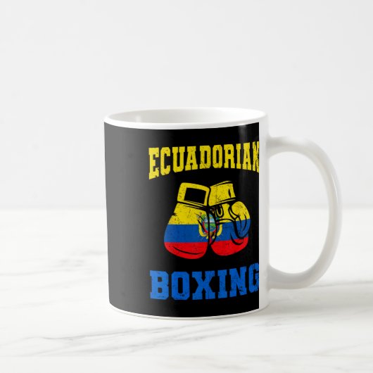 Mug Equatorien Boxing Gants Ecuador Pride Boxing Mens (Droite)