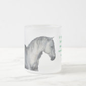 Mug équestre avec Cheval blanc pour l'amoureux du  (Centre)