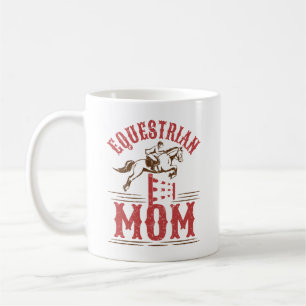 Mug Equestrian Maman Horse Show Rider Fête des Mères