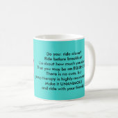 Mug Equiholics Unanimed Anglais Rider 2 (Devant droit)
