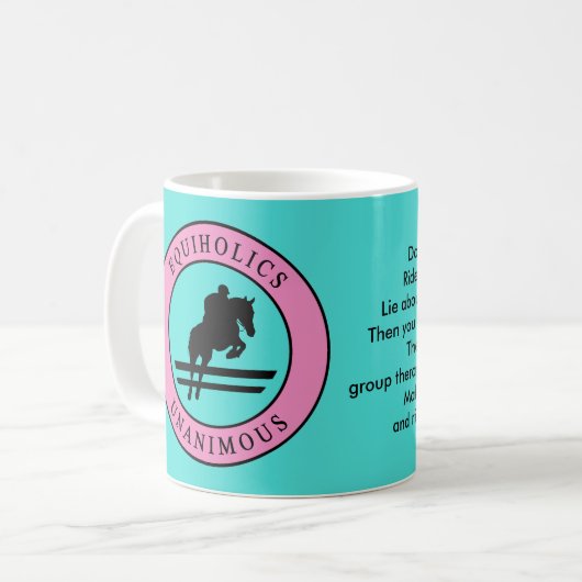 Mug Equiholics Unanimed Hunter Jumper (Devant gauche)