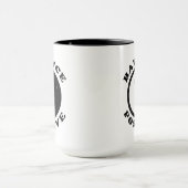 Mug Équilibre de la pleine conscience positive Yin Yan (Centre)