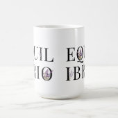 Mug Equilibrio (con fiori viola ; Italiano) (Centre)