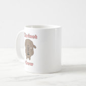 Mug Équipage de clarinette mignon Chien marron (Devant gauche)