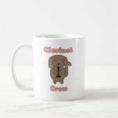 Mug Équipage de clarinette mignon Chien marron (Gauche)