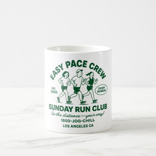 Mug Équipage de course facile (Centre)