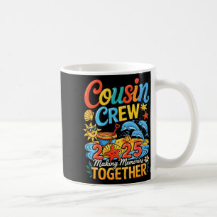Mug Équipage de cousins vacances d'été 2025 à la plage
