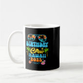 Mug Équipage de croisière de vacances d'anniversaire à (Gauche)