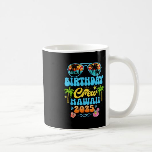 Mug Équipage de croisière de vacances d'anniversaire à (Droite)