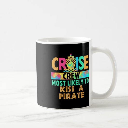 Mug Équipage de Croisière de Vacances Tie Dye Plus Sus (Droite)