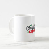 Mug Équipage de Noël Fête festive (Devant gauche)