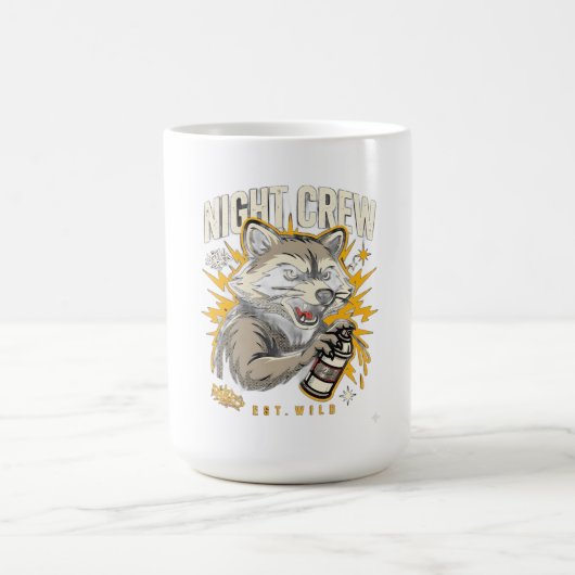 Mug Équipage de Nuit Raton Laveur Manches Longues (Centre)