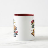 Mug Équipage de pizza (Centre)