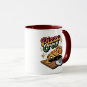 Mug Équipage de pizza (Devant droit)