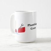 Mug Équipage de plomberie (Devant gauche)