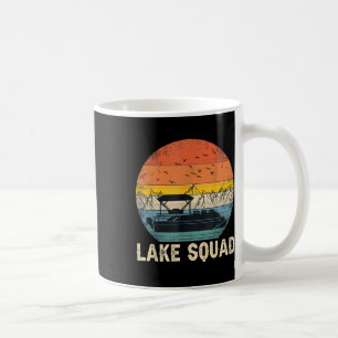 Mug Équipage du lac capitaine de bateau à ponton vinta