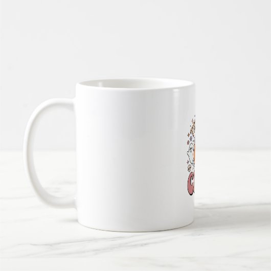 Mug Équipage fantôme d'Halloween Mignon Epouvantable V (Gauche)
