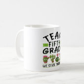 Mug Équipe 5E Année Retour À L'École Jour Enseignants (Devant gauche)