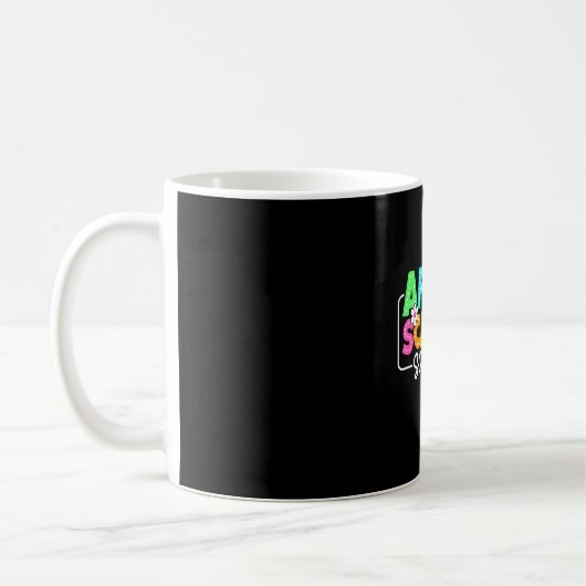 Mug Équipe après l'école de retour à l'école enseignan (Gauche)