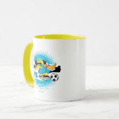 Mug Équipe Argentine de Football Graphique de DAFFY DU (Devant gauche)