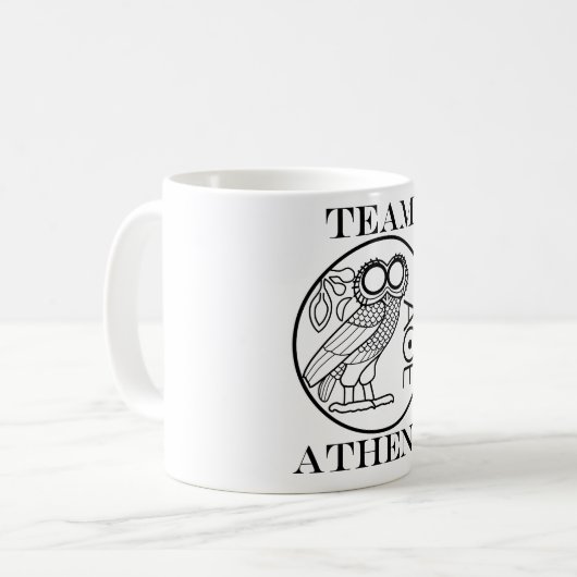 Mug Équipe Athéna (police de graveurs) (Devant gauche)