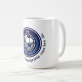 Mug Équipe championne de football Monogram (Devant droit)