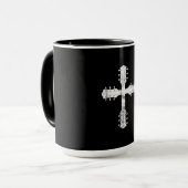 Mug équipe chrétienne de culte guitare cross (Devant gauche)