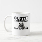 Mug Équipe courante de paresse (Gauche)