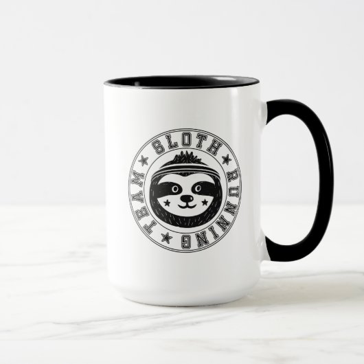 Mug Équipe courante de paresse (Droite)