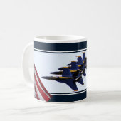 Mug Équipe d'aérobic de la Marine Pensacola, FL (Devant gauche)