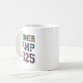 Mug Équipe d'animateurs de colonie de vacances pour en (Devant gauche)
